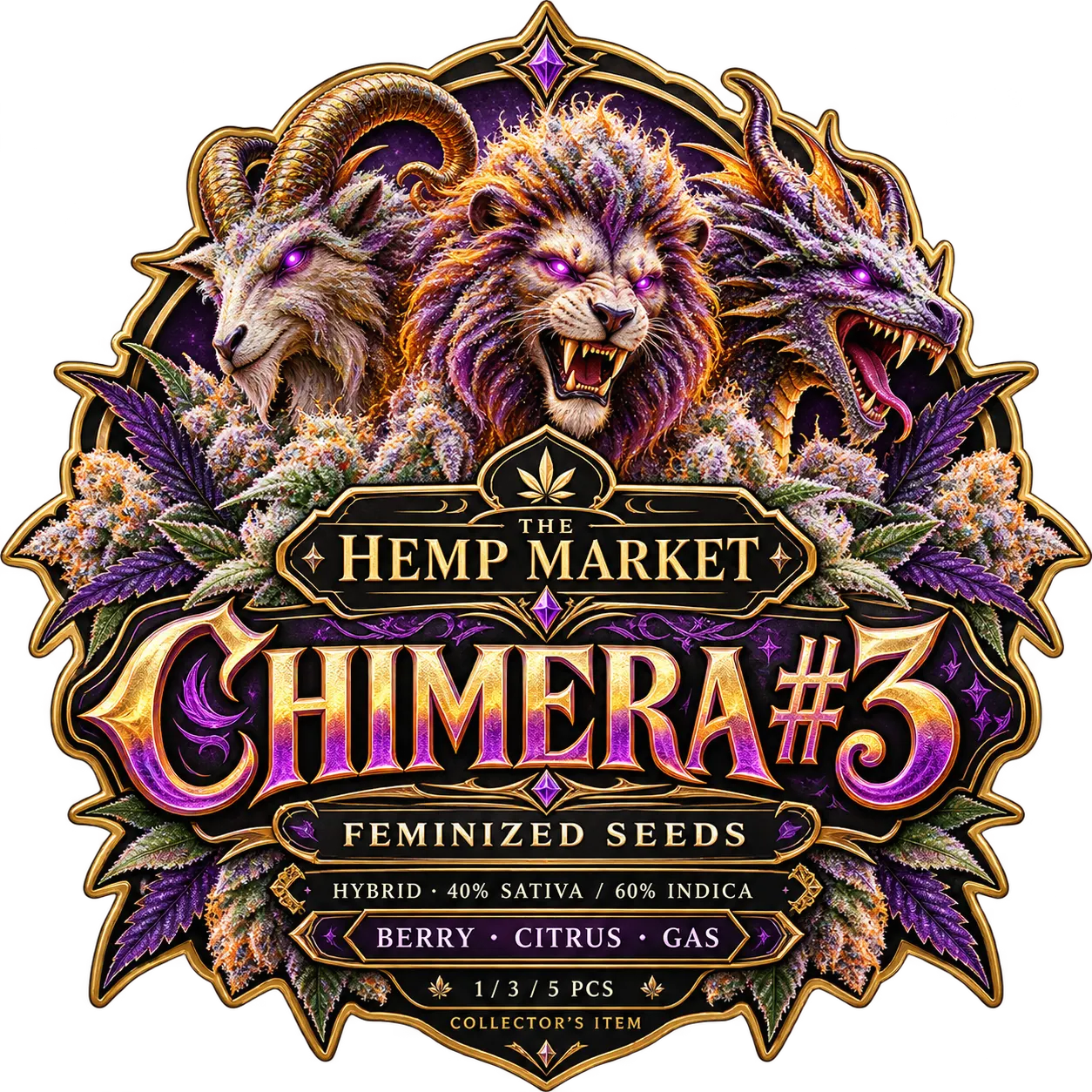 Chimera #3 — Etiqueta del producto